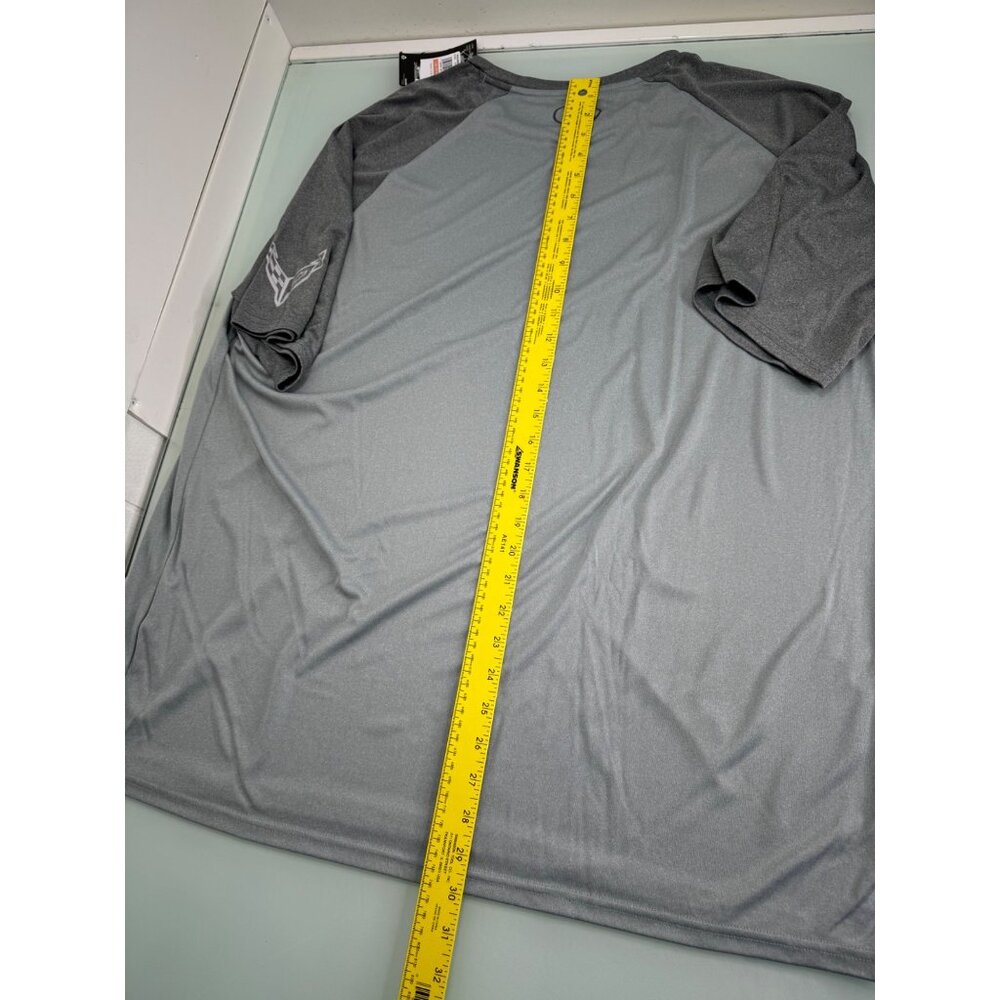 Under Armour Chevy Corvette Racing Men Performance Shirt 3XL XXXL Heather Gray - Picture 8 of 9